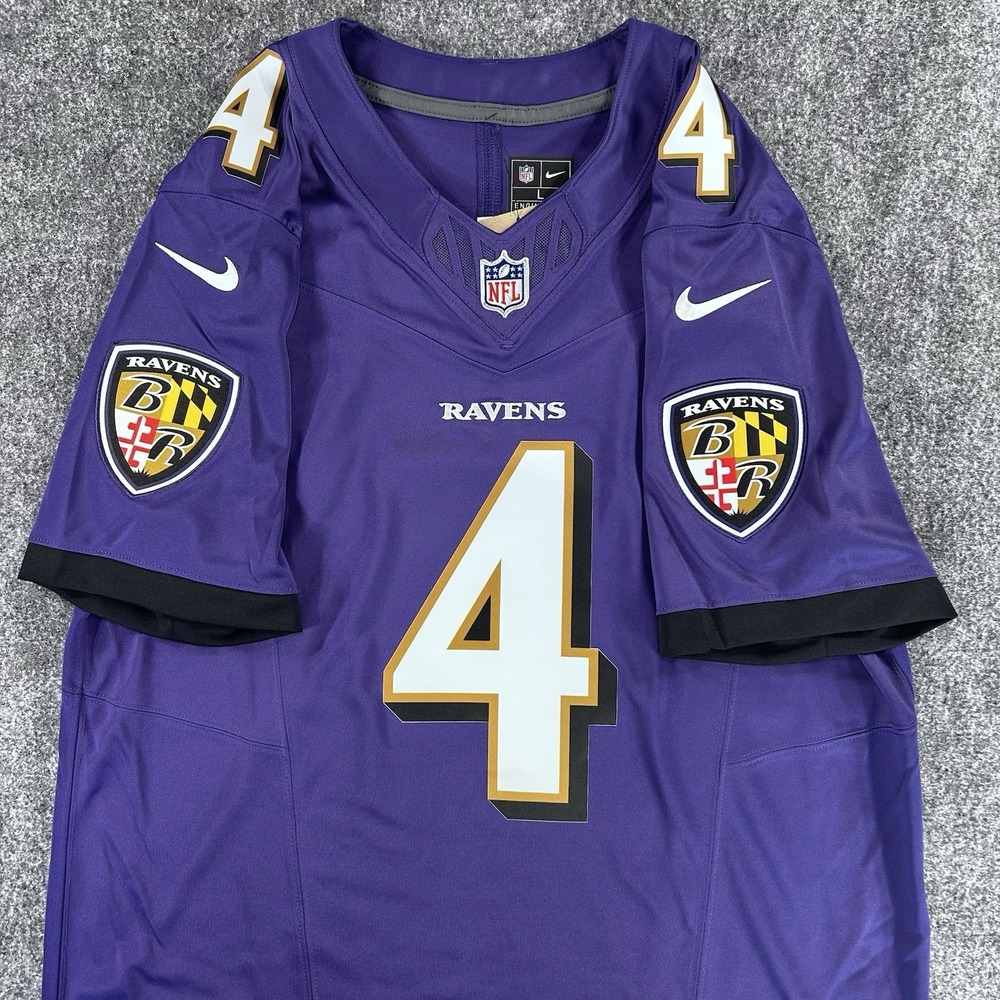 Zay Flowers Baltimore Ravens Nike Vapor F.U.S.E. Limited Jersey - Purple, Large - Picture 6 of 14